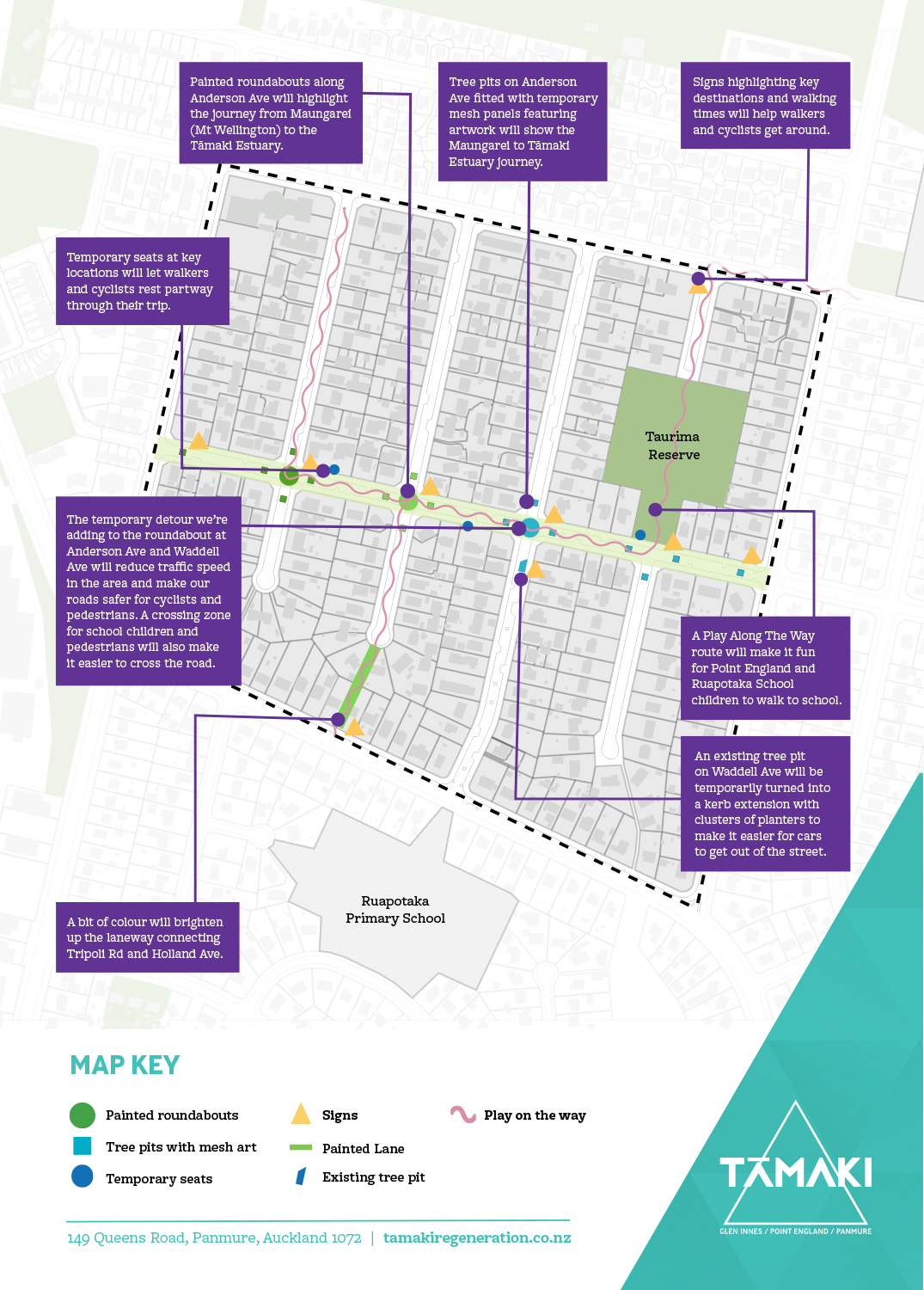 Temporary changes to Point England streets